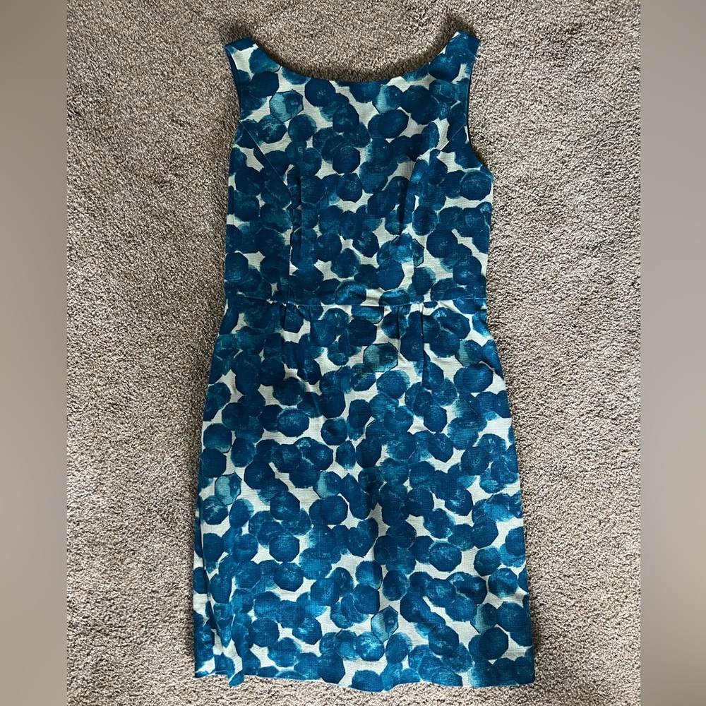 Tabitha Teal Blue Floral Midi Dress